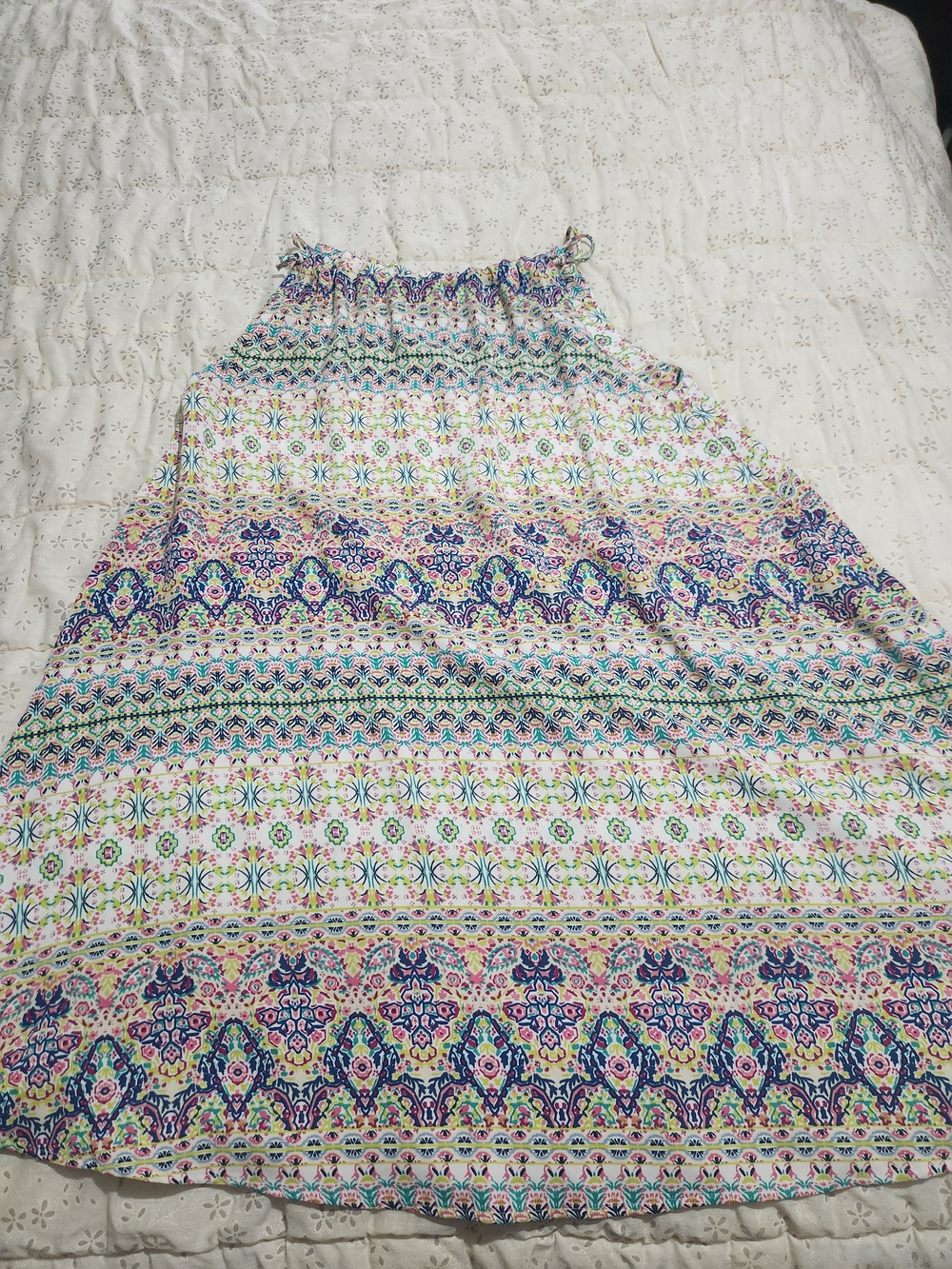Women’s Printed Midi Dress in Multi-Color